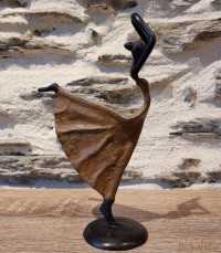Statuette danseuse africaine 22 cm
