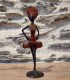 Statuette bronze africaine 24cm