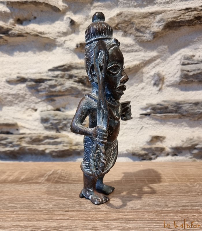 Statuette du royaume Ifé en bronze