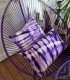 Coussin tie and dye violet 30x50