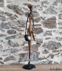 Statue en bronze 54 cm "Style et élégance"