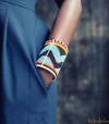 Bracelet manchette Massaï